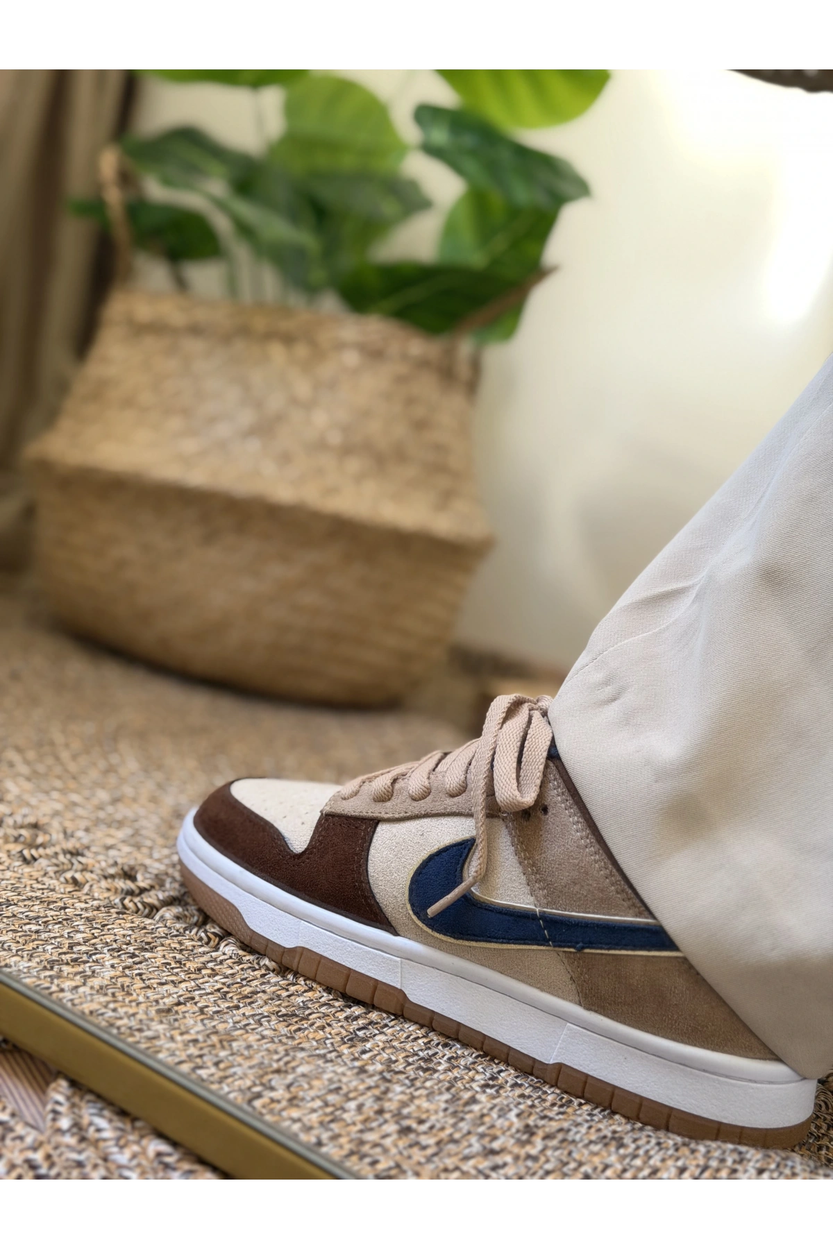 Nike Dunk Kahve Lacivert Unisex