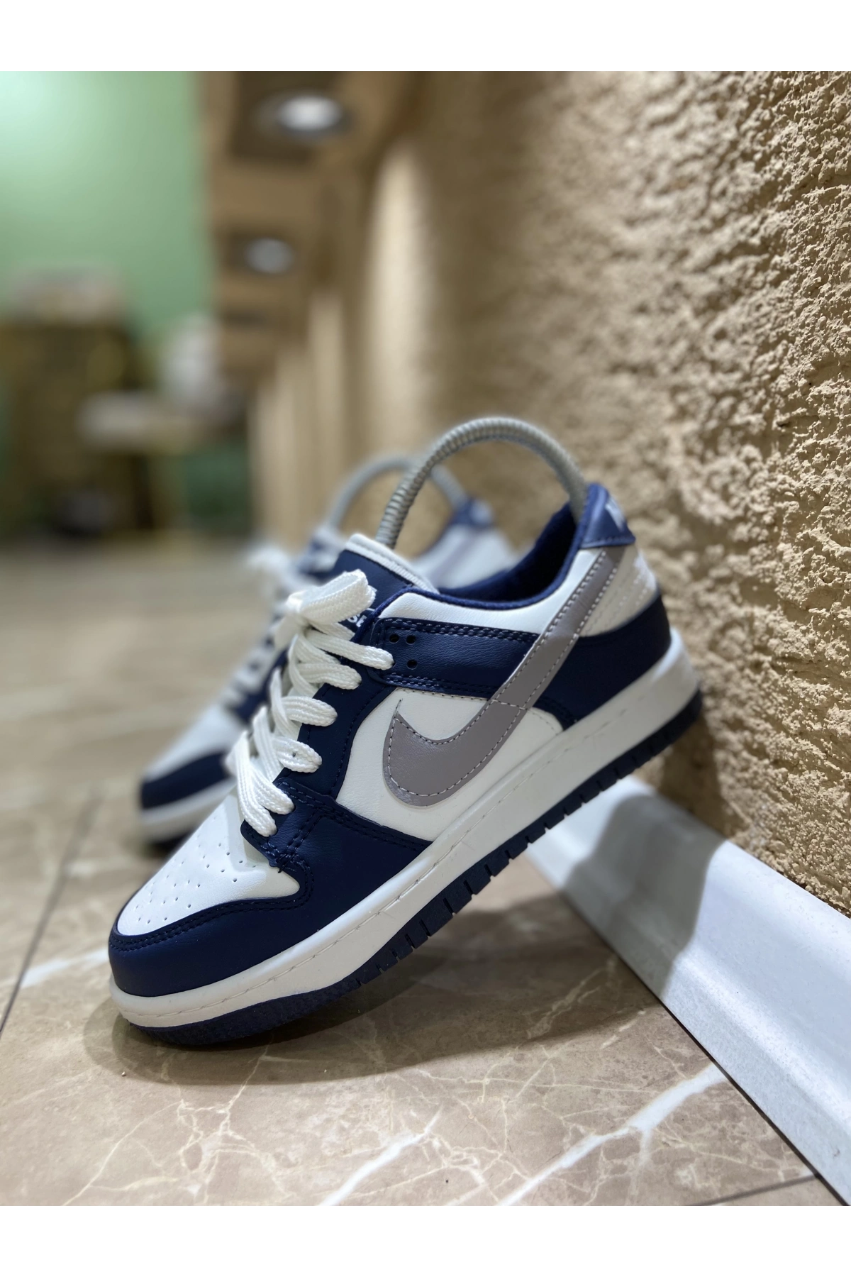 Nike Dunk Laci Beyaz İthal Spor Ayakkabı