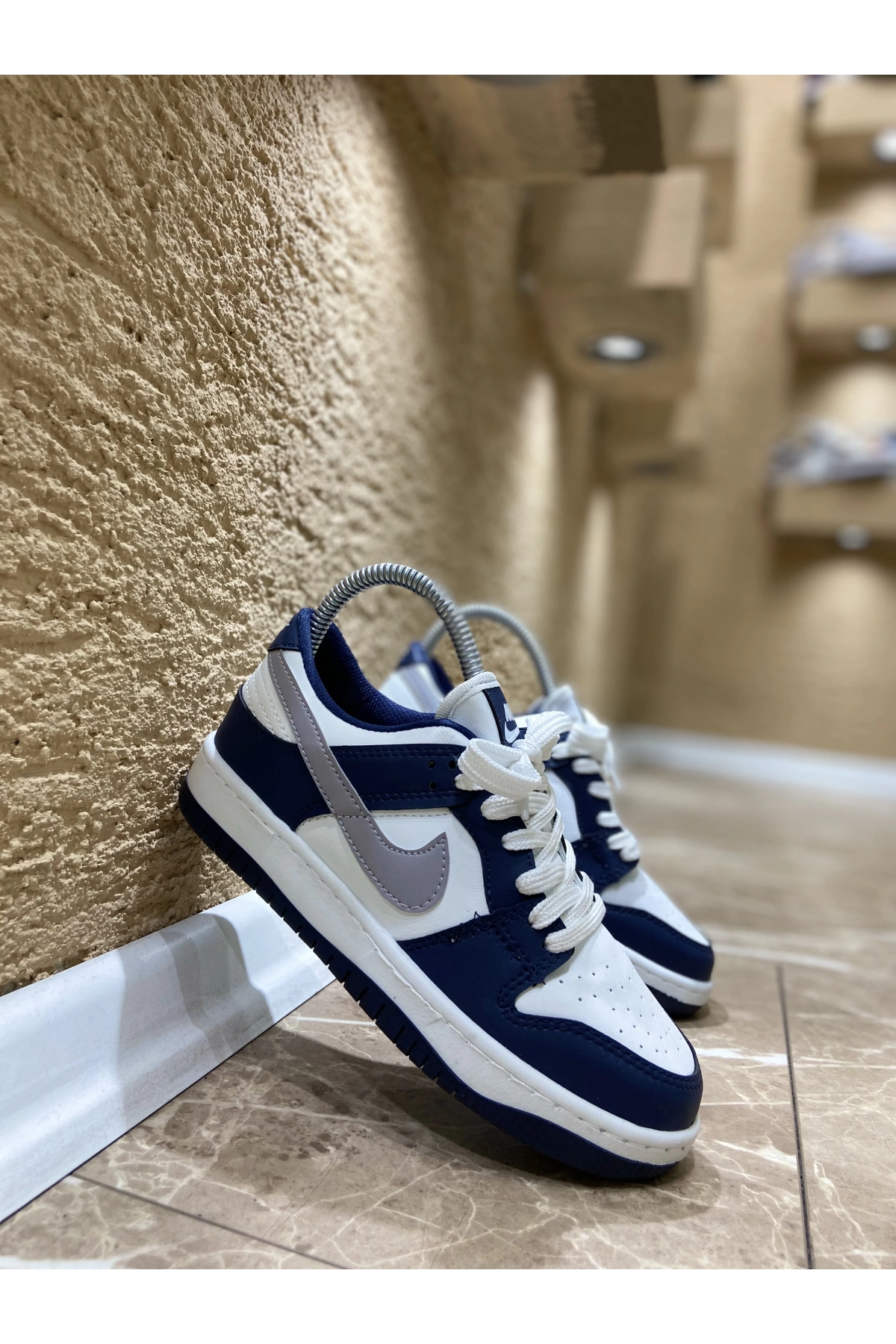 Nike Dunk Laci Beyaz İthal Spor Ayakkabı