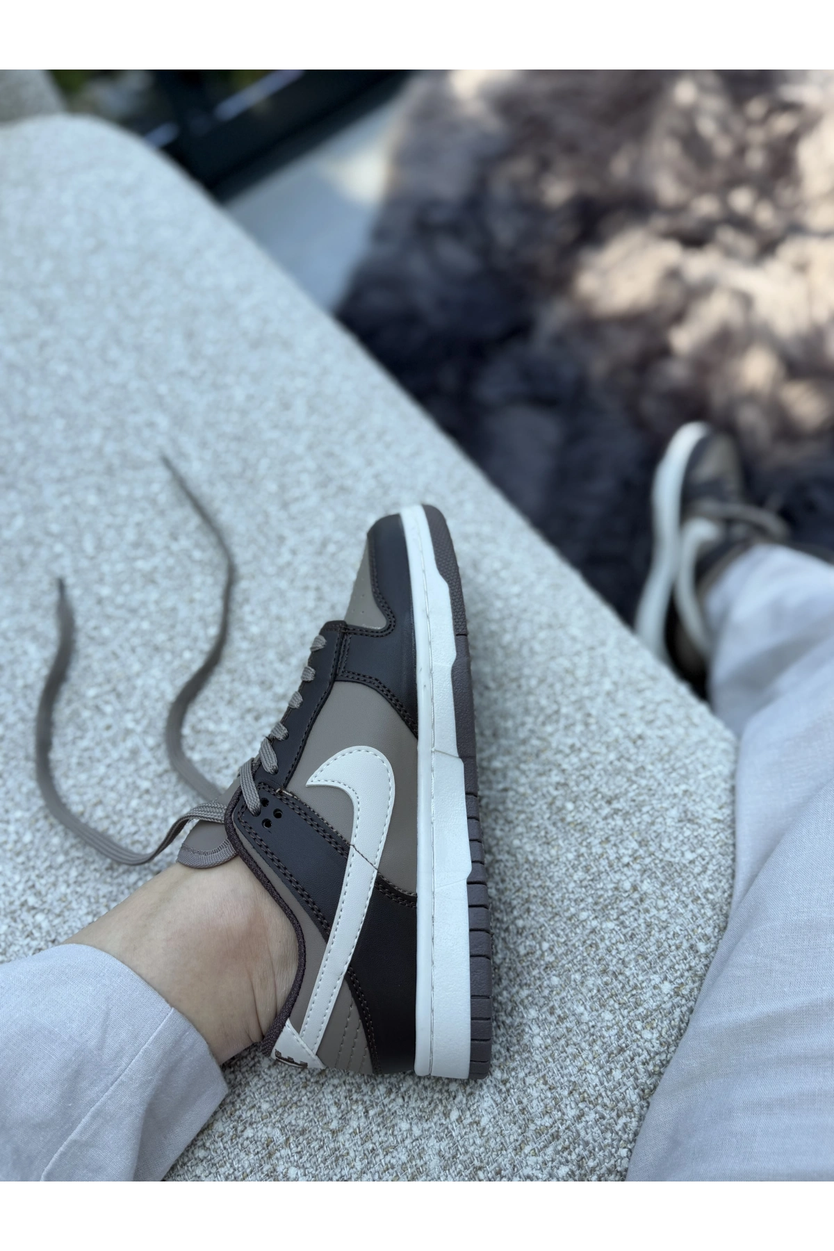 Nike Dunk Low Acı Kahve Vizon Unisex Spor Ayakkabı