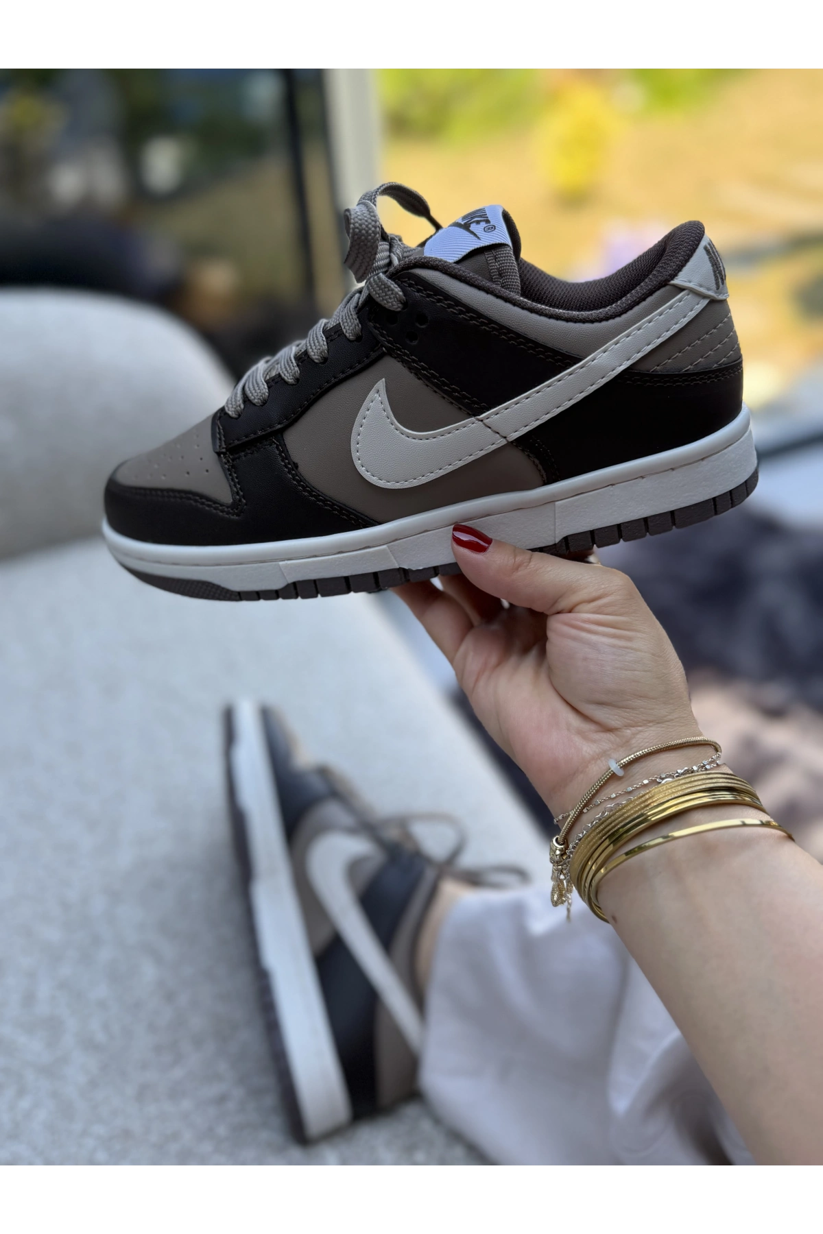 Nike Dunk Low Acı Kahve Vizon Unisex Spor Ayakkabı