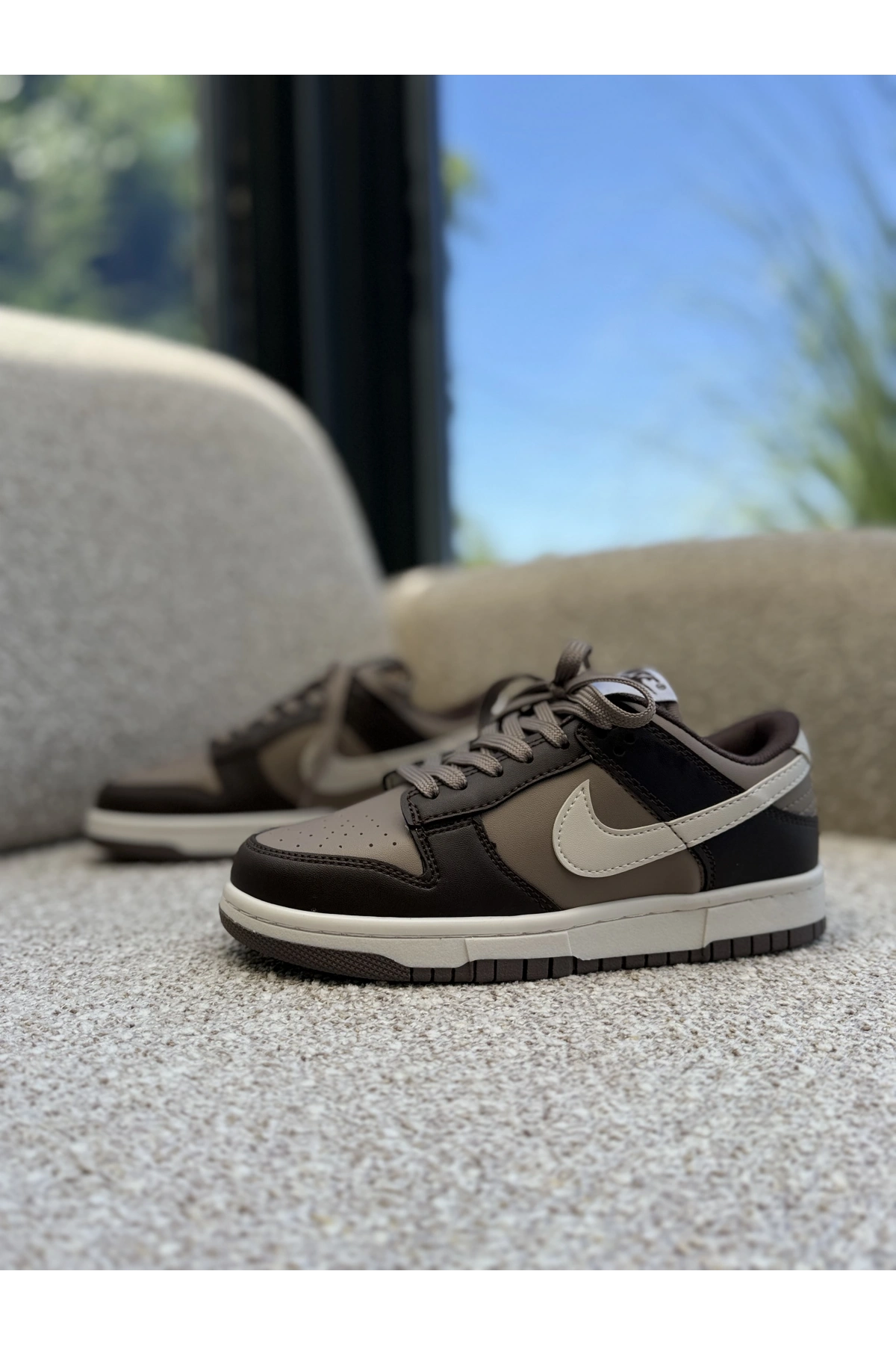 Nike Dunk Low Acı Kahve Vizon Unisex Spor Ayakkabı