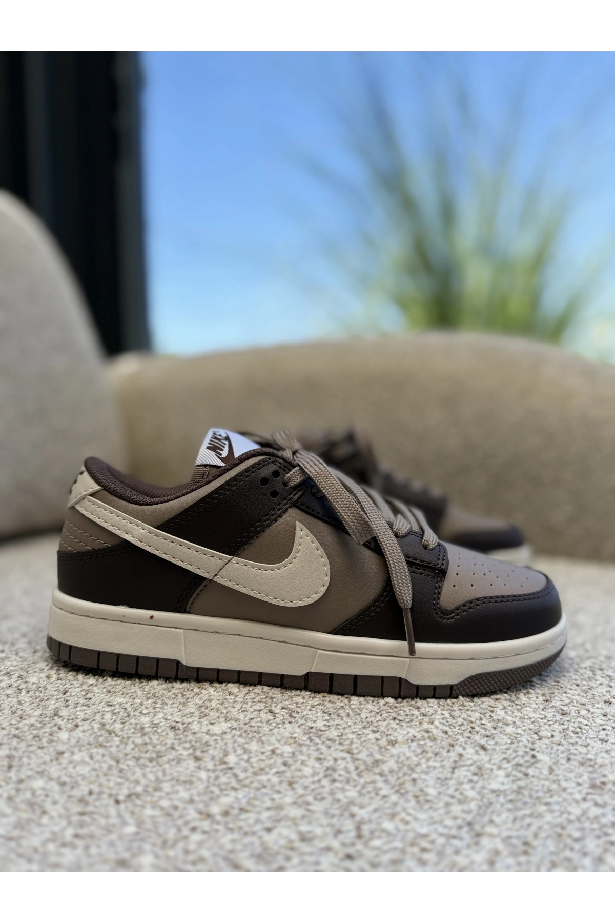 Nike Dunk Low Acı Kahve Vizon Unisex Spor Ayakkabı