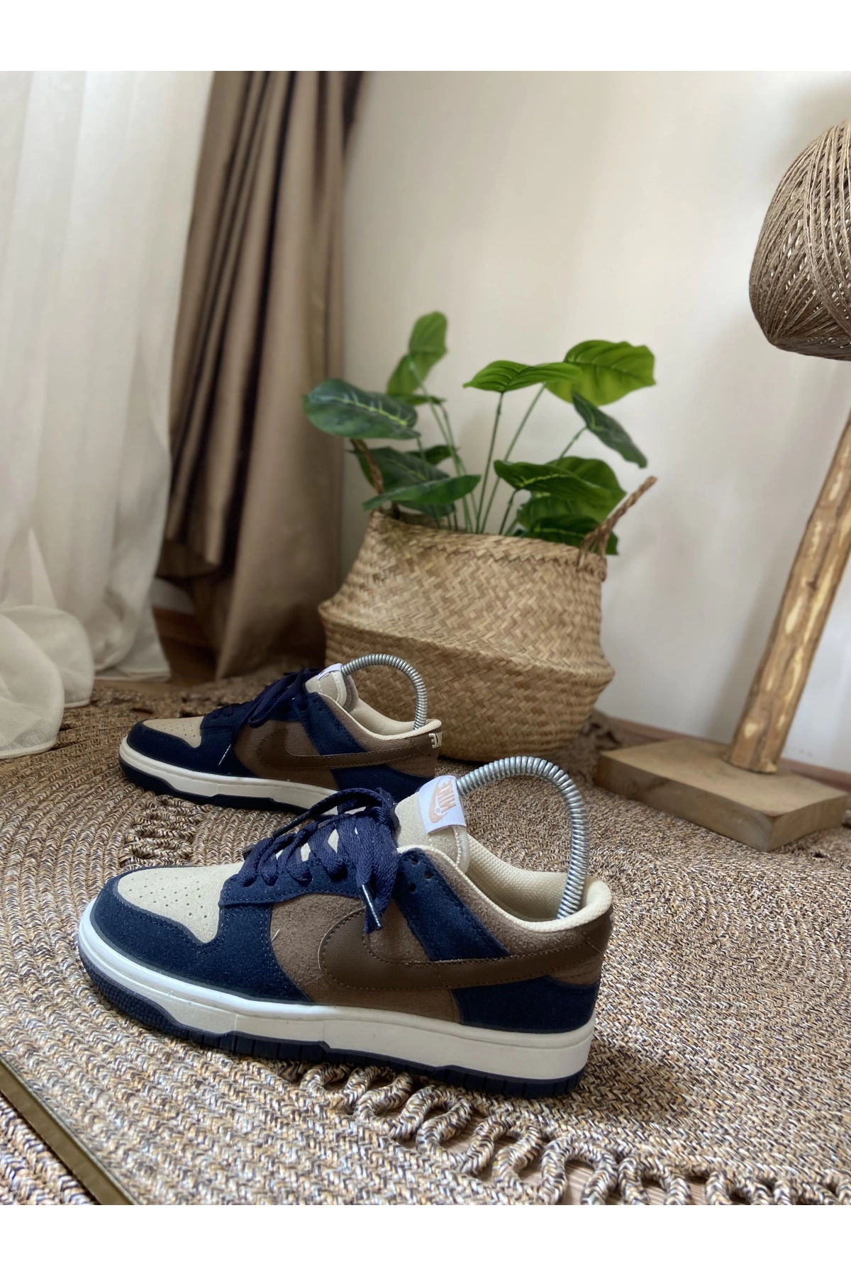 Nike Dunk Low Lacivert Krem