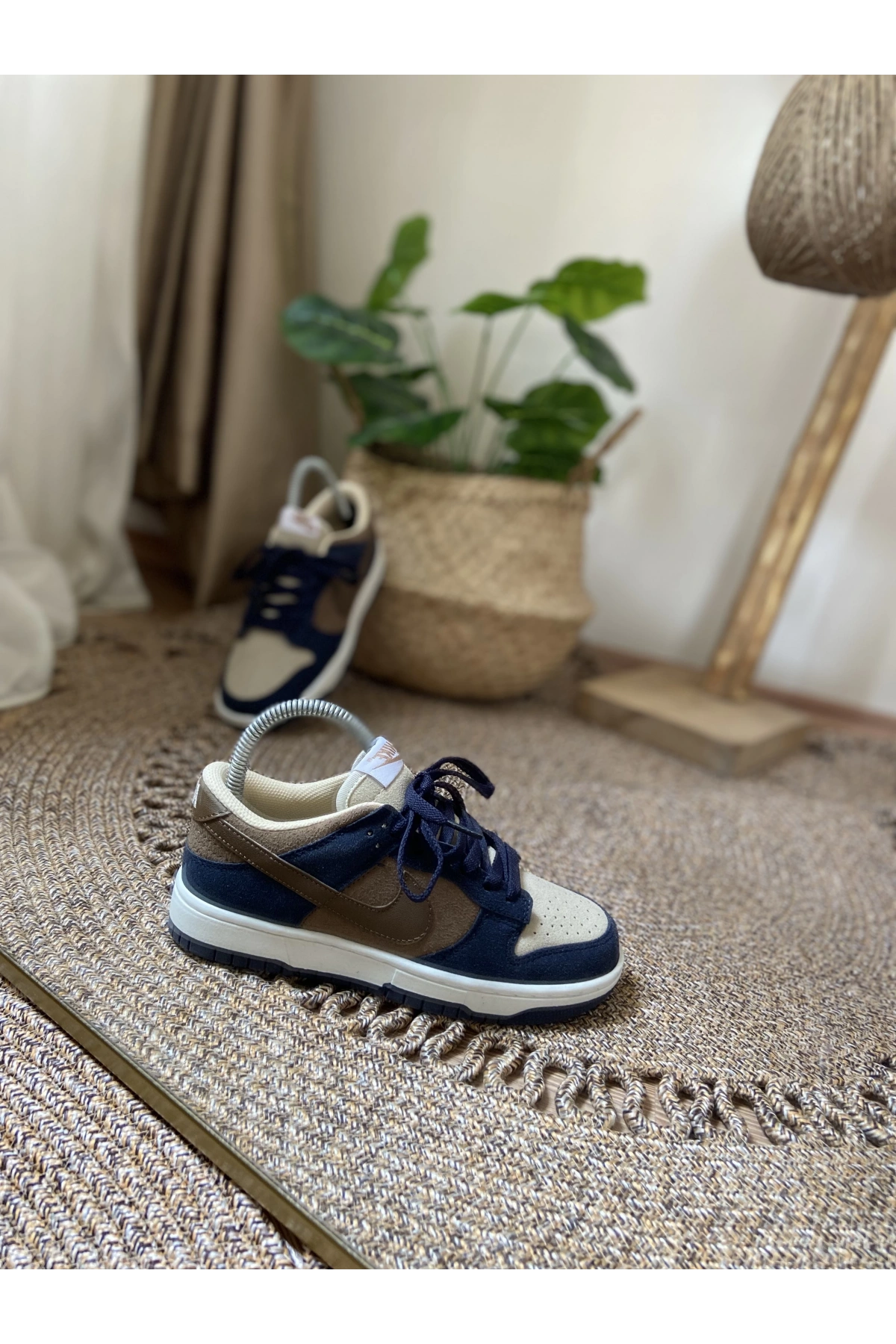 Nike Dunk Low Lacivert Krem