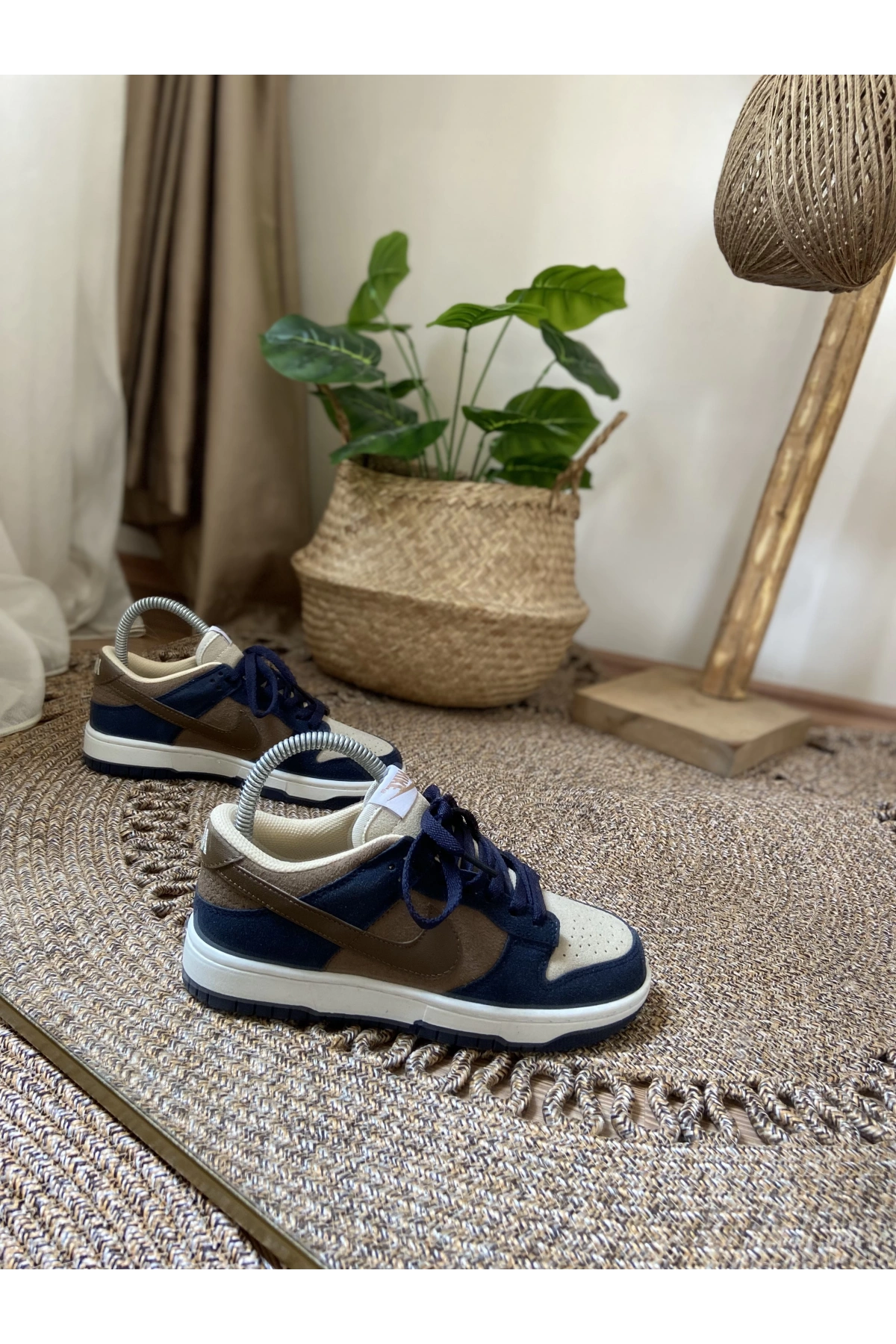 Nike Dunk Low Lacivert Krem