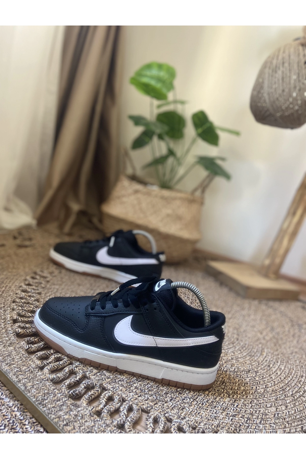 Nike Dunk Low Siyah Beyaz Spor Ayakkabı