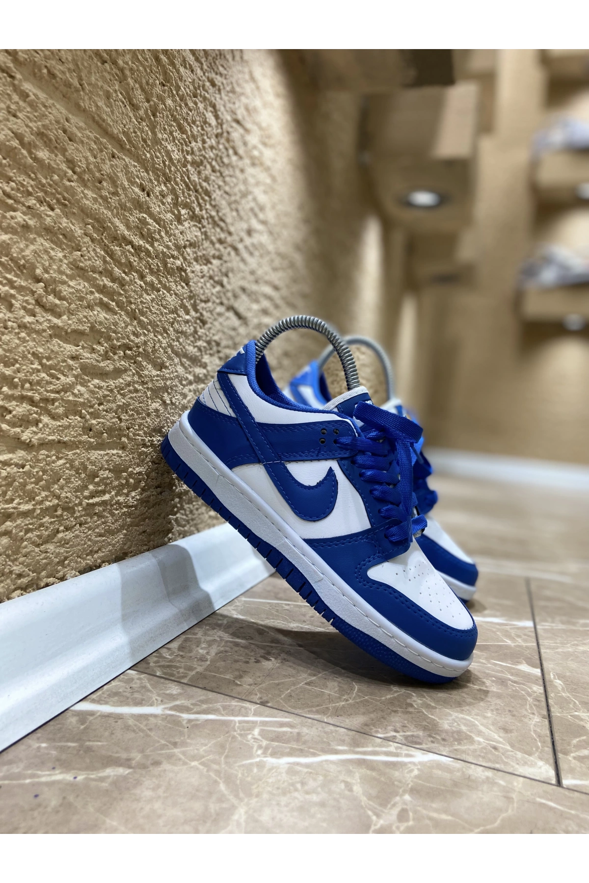 Nike Dunk Mavi Beyaz İthal Spor Ayakkabı