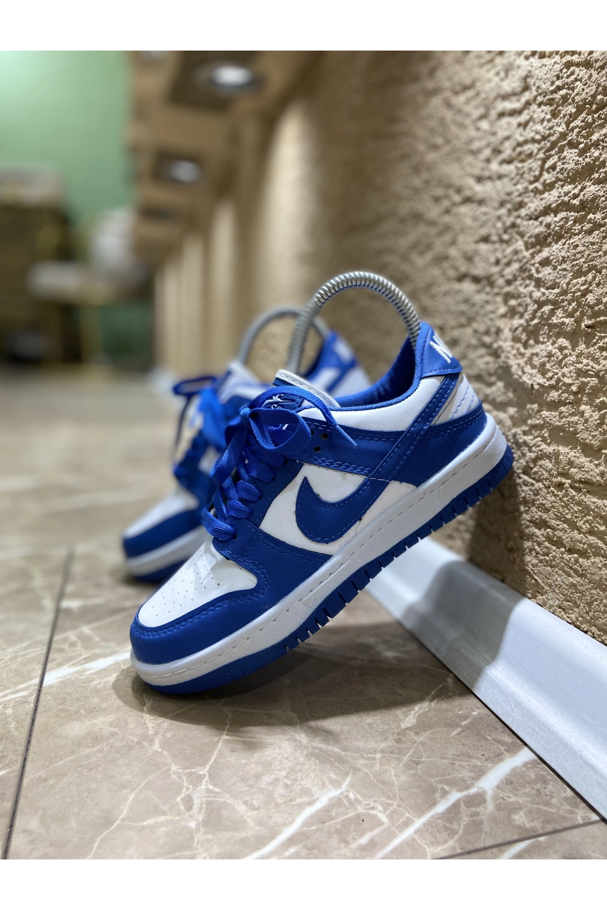 Nike Dunk Mavi Beyaz İthal Spor Ayakkabı