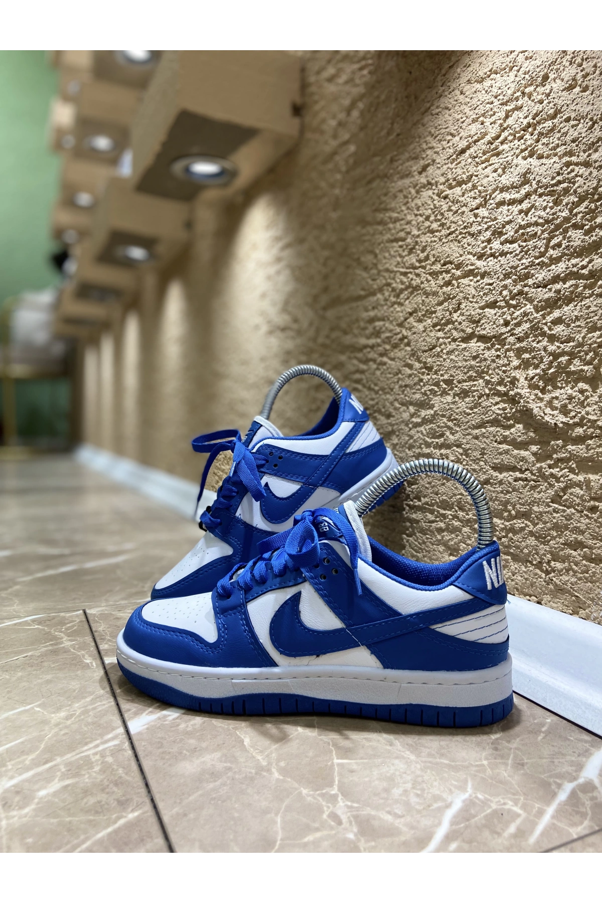 Nike Dunk Mavi Beyaz İthal Spor Ayakkabı