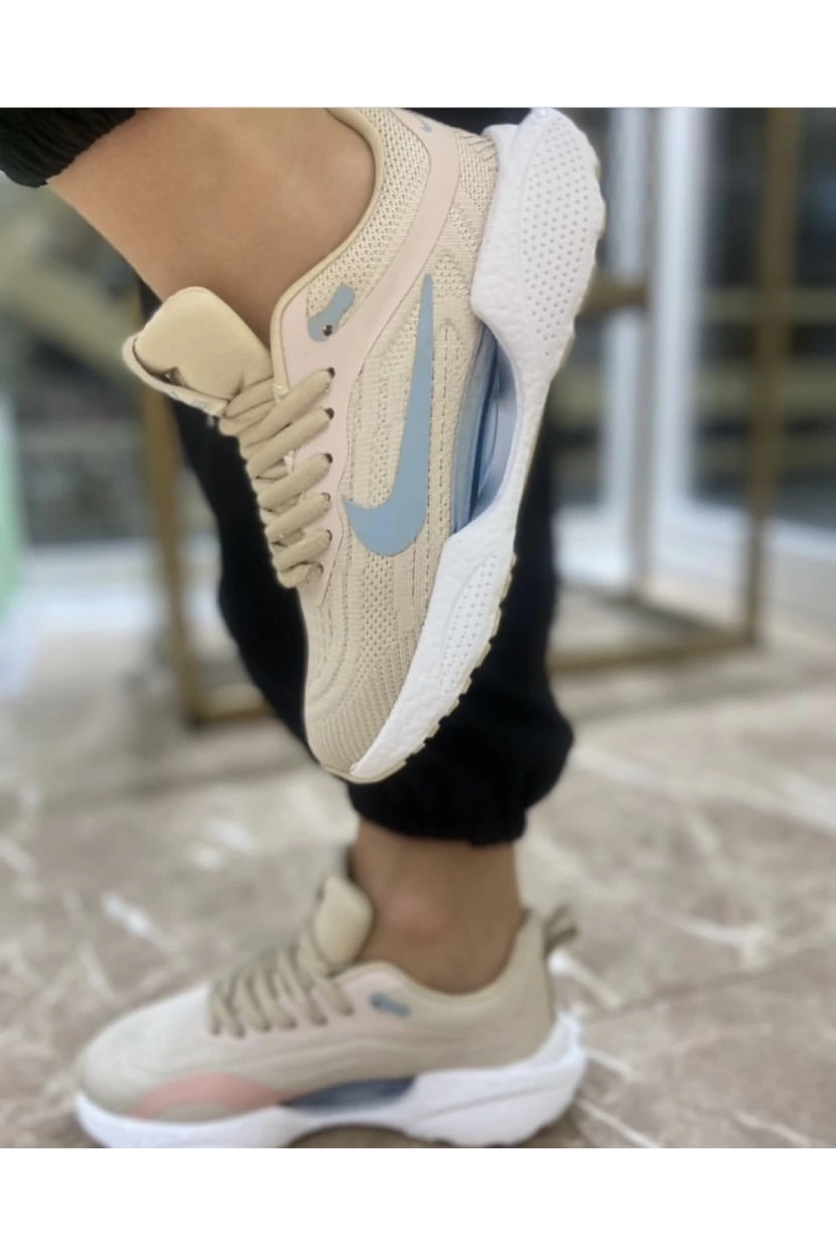 Nike Lines Vizon Krem Bez Spor Ayakkabı