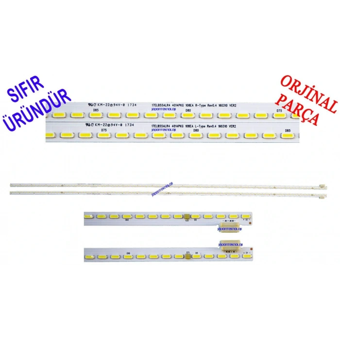 17ELB55ALR4 4014PKG 108EA R-TYPE REV0.4 , 17ELB55ALR4 4014PKG 108EA L-TYPE REV0.4 , VER2, VESTEL 55UD9300 LED BAR