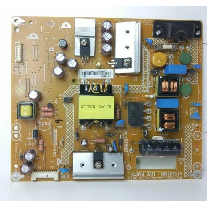 715G6934 , PLTVEP331XAC1 , 715G6934-P0D-000-0020 , PHILIPS 40PFK4009 Besleme Kartı