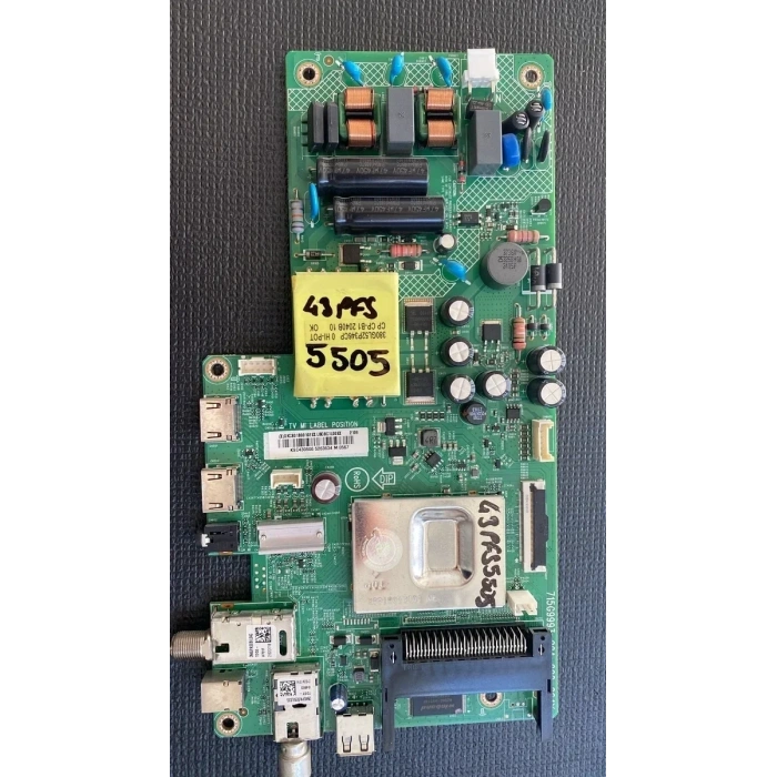 715G9993-C0A-002-004Y , XKCB01B00101SX , PHİLİPS 43PFS5505/12 , MAİN BOARD , TPT430H3-HVN01.U