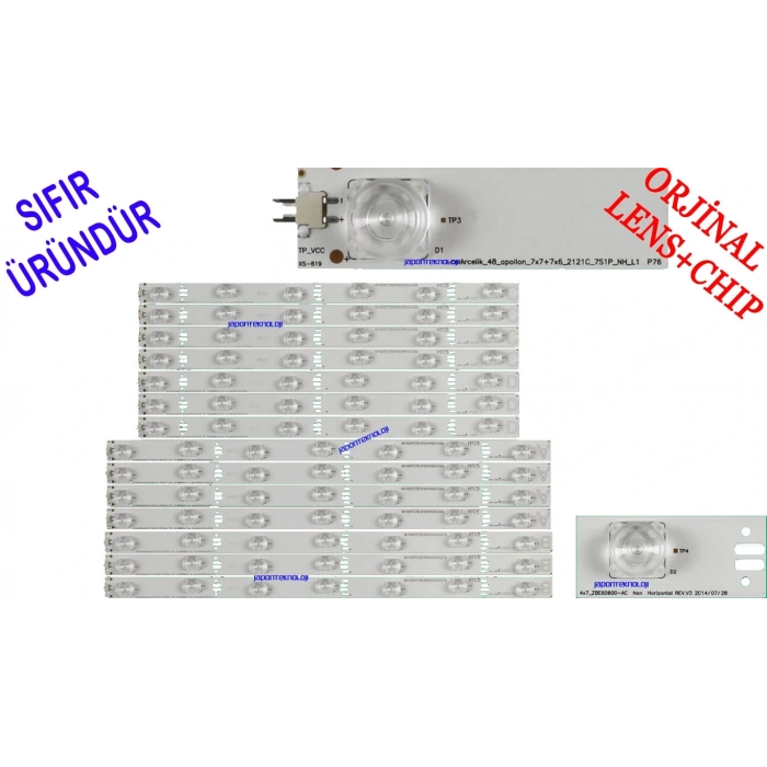 Arcelik_48_apollon , 48L9562, 48VLX8585 , 48VLX8582 , A48LB9486 , B48LB9486 , G48L9563 , G48L9563 LED BAR