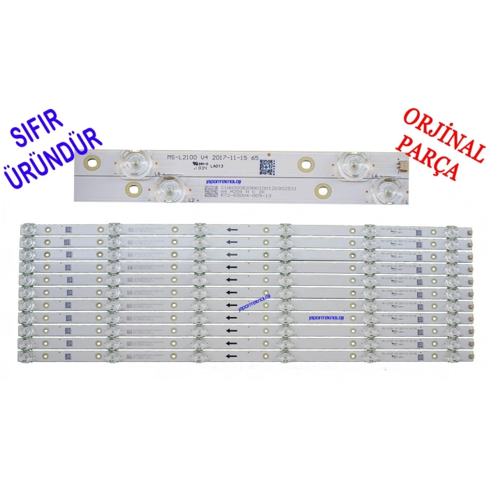AWOX, K6500, K6500RST/4K/S, K6500RST, LED BAR, PANEL LEDLERİ, BACKLIGHT , MS-L2100 V4 2017-11-15 65, TELEFOX, TFS65165 NY, LED BAR