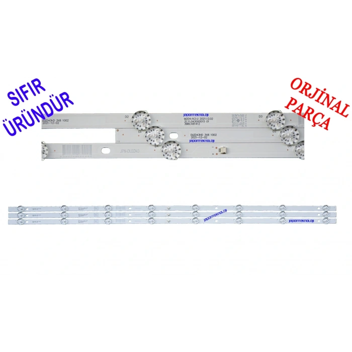 AWOX U4300STR/FH, 10943ST LED BAR, AWOX 43110, AWX-10943ST, LED BAR, DLED43HD 3X8 1002, ROSE, ATV-143, LED BAR, ELECTROMASTER, ETV-143, LED BAR, 31.11.043000015 , led bar panel ledi , TELEFOX 43TFH4300 LED BAR
