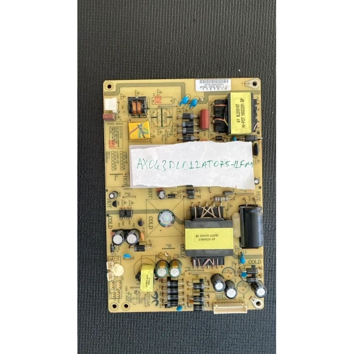 AY090C-2SF05 REV:1.0, AY 8LE00187, AY1614A008637 SUNNY SN043DLD12AT050-LK3DFM MODEL LED TV 43 POWER BOARD