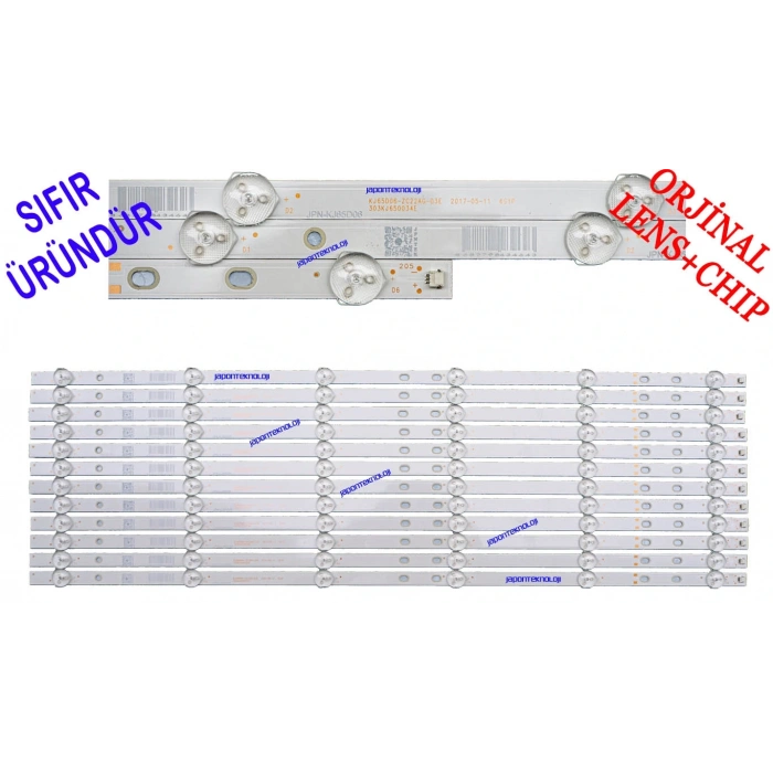 DİJİTSU, DJT65S, LED BAR TAKIM, SKYTECH, ST-6530US, 65ST3204, LED BAR, KJ65D06-ZC22AG-03A, 303KJ650034A, BACKLIGHT SET, DİJİTSU DJT65S LED BAR TAKIM, KJ65D06-ZC22AG-03A, 303KJ650034A, LED BAR