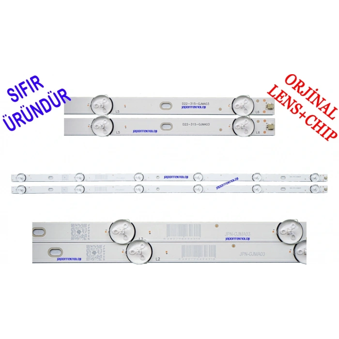 dijitsu DJTV32 LED BAR, D22-315-GJMA03, FIVO, FV32, LED BAR, P0005 V0 2018-02-24, 150-155LM, LSC320AN12, 110.32H600029, DİJİTSU DJTV32 LED BAR ,