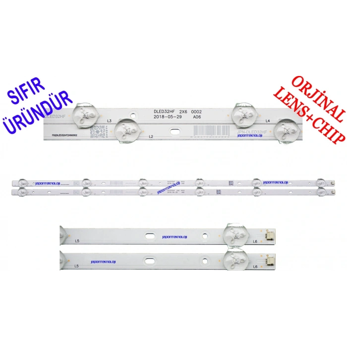 DIJITSU DJTV32 LED BAR, DLED32HF , DLED32HF 2X6 0002 , F62DLED32HF2X60002, LED BAR