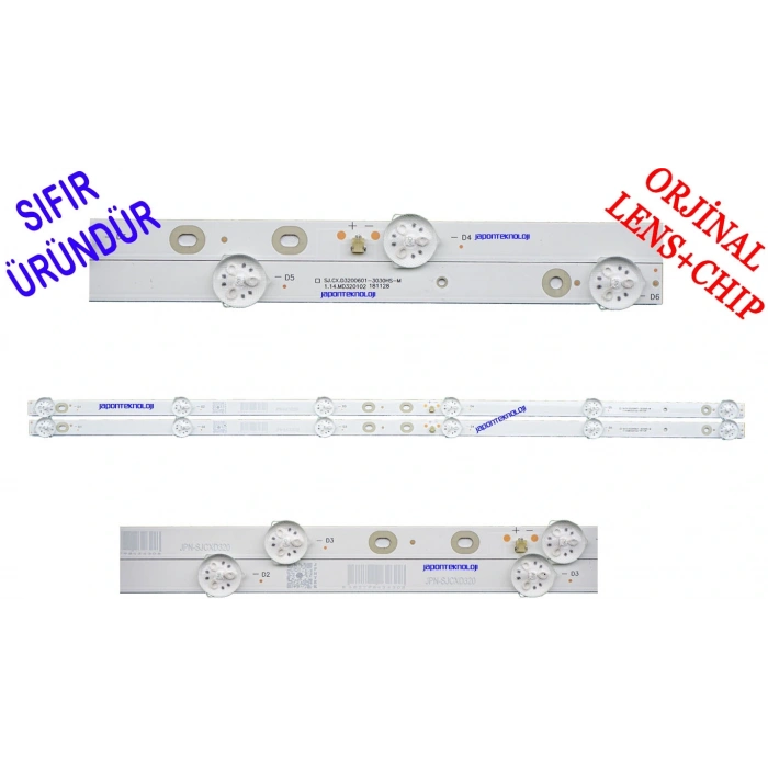 DIJITSU, DJTV321, DELTA, 32-DLT82, 32DLT82, Herz, HX-1992, ​​​​​​​ALTUS AL32HD6523, LED BAR, SJ.CX.D3200601-3030HS-M , SJ.CX.D3200601-3030ES-M, LED BAR , HTV LED32HD101T2, 574CM 6LEDLİ