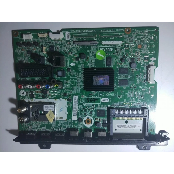EAX64797004 (1.1), EBR76730901, EBT62383452, LG 47LA620S-ZA, LG 47LA620S, 32LA620S , 42LA620S Main Board, Ana Kart, LC470DEU (SF)(U1), LG Display