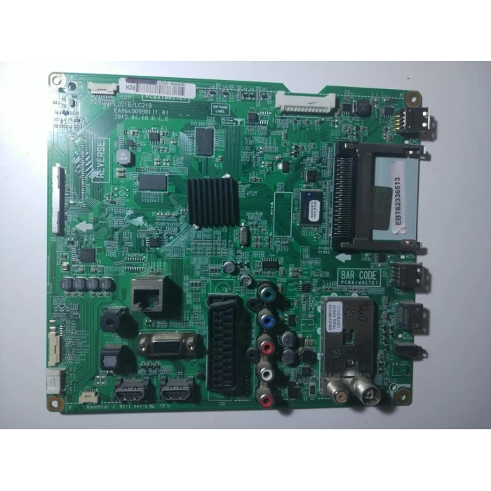 EAX64909901 (1.0), EBT62058344, EAX64909901, LD21B/LC21B, LG 32LM611S-ZA, Main Board, Ana Kart, LG Display