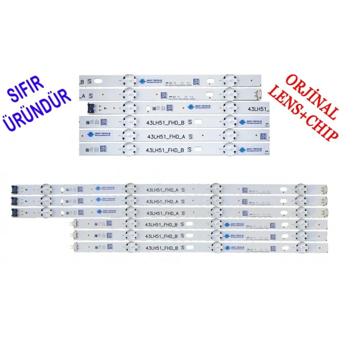 LG, 43LH570V, 43LH590V, LED BAR, BACKLIGHT, LGE_WICOP_FHD 43inch LS51_FHD , 43LH51_FHD , SSC_43inch_FHD SIFIR LED BAR TAKIMI