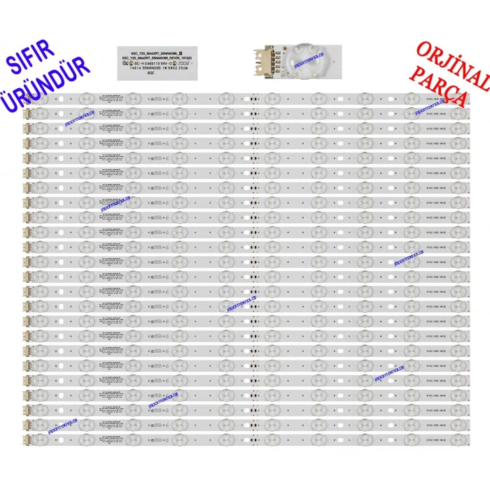 LG, 55NANO956NA, LED BAR, BACKLIGHT, SSC-BOE-8K SSC_Y20_Slim DRT_55NANO95_REV00_200320, PANEL LEDLERİ