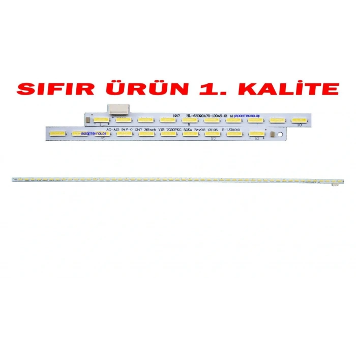 LG INNOTEK 39İNCH V-TYPE 7020PKG EMC TYPE 52EA REV0.3, 23157878, 130103, LED TV LEDLERİ , VES390UNVC-01 LED BAR, VESTEL 39PF5065 39FA5000 V23272285 39inch V1B 7020PKG 52EA
