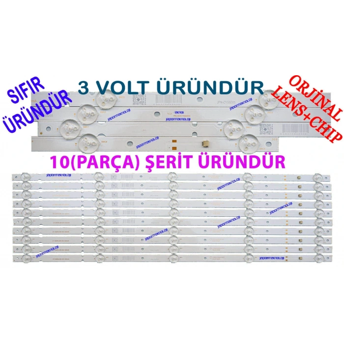 ONVO, OV55350, SABA, SB55352, NORDMENDE, NM55350, LED BAR, BACKLIGHT, OV55-9000, MORİO MR55850 LED BAR, CY55D05-ZC62AG-02, 303CY550033, CY-55DN-2W-15V-33MA, HV550QUB-F84, 3VOLT