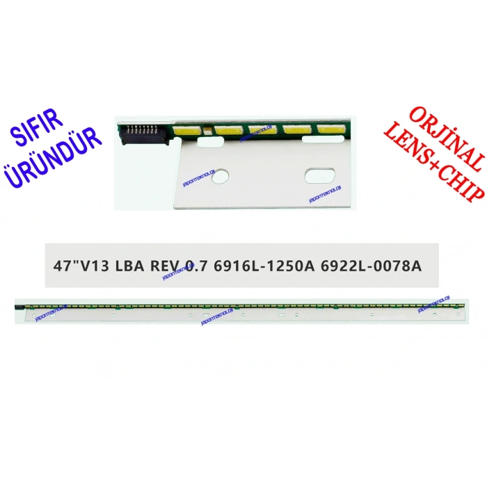 PANASONIC, TX-L47ETW60, LED BAR BACKLIGHT, 6922L-0078A, 6916L-1250A, 6916L1250A, 47 V13 LBA R 66LED 589MM
