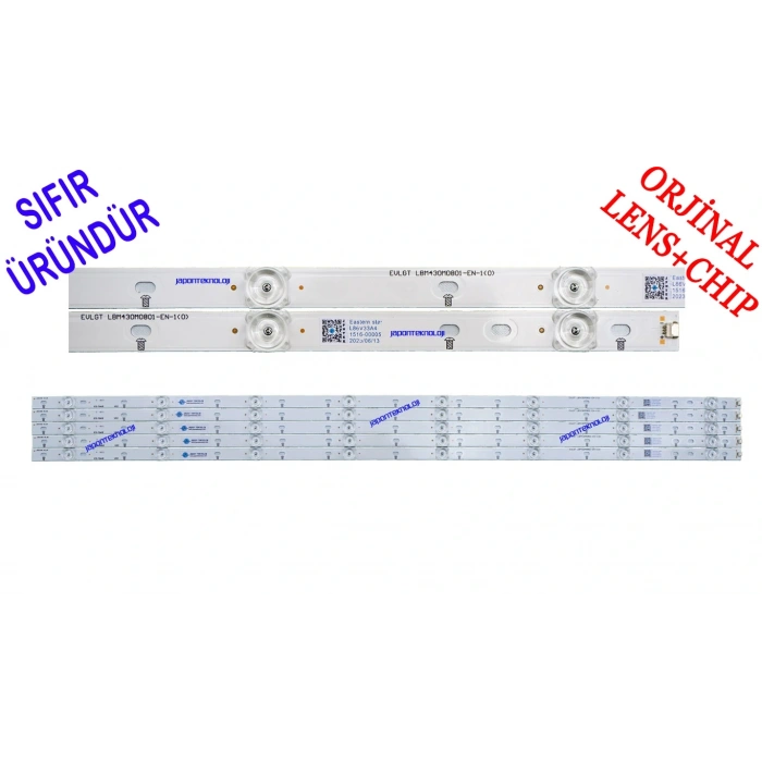 PHILIPS, 43PUS7805/62, 43PUS7805/12, 43PUS7855/12, LED BAR, BACKLIGHT, PANEL LEDLERİ, 210BZ08D0B33MBH03L, LB4310D V0_00, TPT430H3-QUBH10.K, LED BAR
