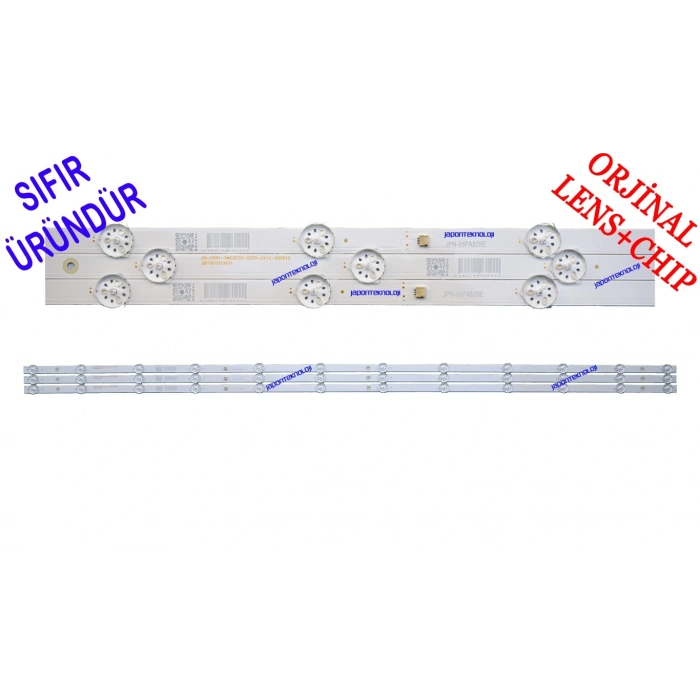 PROFİLO, 55PA525E, 55PA525, LED BAR, BACKLIGHT, 06-55N1-SMC3030-0D35-3X12-200810, BACKLIGHT, PANEL LEDLERİ, HK550WLEDM-EH02H, ST5461D13-3, HKC