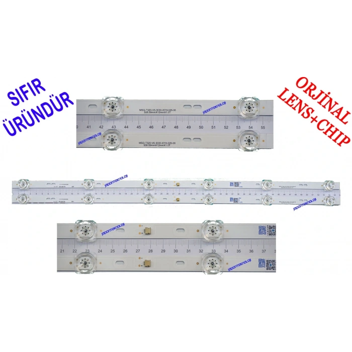 Redline, M-32, MR-32, LED BAR, 6V, MSG-T320-V6-3030-XYH-026-06 558.59MM*12MM*1.0T, 1.3.10703200266, TV, LED BAR, 6VOLT