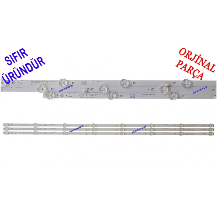 Rowell RL-8043V, LED BAR, BACKLIGHT, JS-JP43A71081ER.909L(91210) R72-43D04-018-10 828121T.60034.3P 43D3B8CX82812