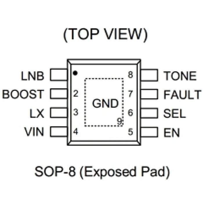 RT5047A, RT5047B, RT 5047, RT5047GSP, RT5047BFGSP, RT5047AGSP, LNB Voltage Regulator IC 1 Output 8-SOP
