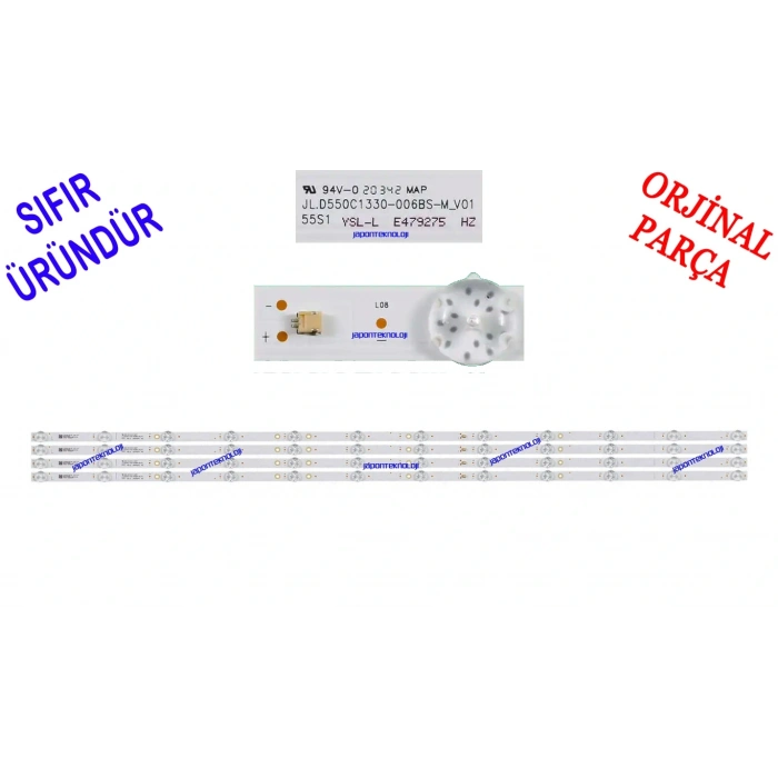 SABA, SB55F350, LED BAR, BACKLIGHT, PANEL LEDLERİ, JL.D550C1330-006BS-M_V01, LED BAR, BACKLIGHT, LE-55S1, CX550DLEDM, CX55D12-ZC62AG-04D