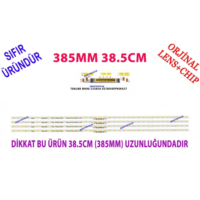 SAMSUNG, UE70BU8000UXTK, BN96-52585A, 70AU8K, ES70SV8FPKWA37, LED BAR, BACKLIGHT, PANEL LEDLERİ, 385MM