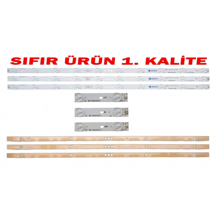 SANYO LE82S16HM, LE82S15HM, LED BAR, LE82S17HM LED BAR, NORDMENDE LE82N13HM LED BAR, 3BL-T6324102-001B, 3BL-T6324102-21, 3BL-T6324102-002B, 3BL-T6324102-002B LED BAR