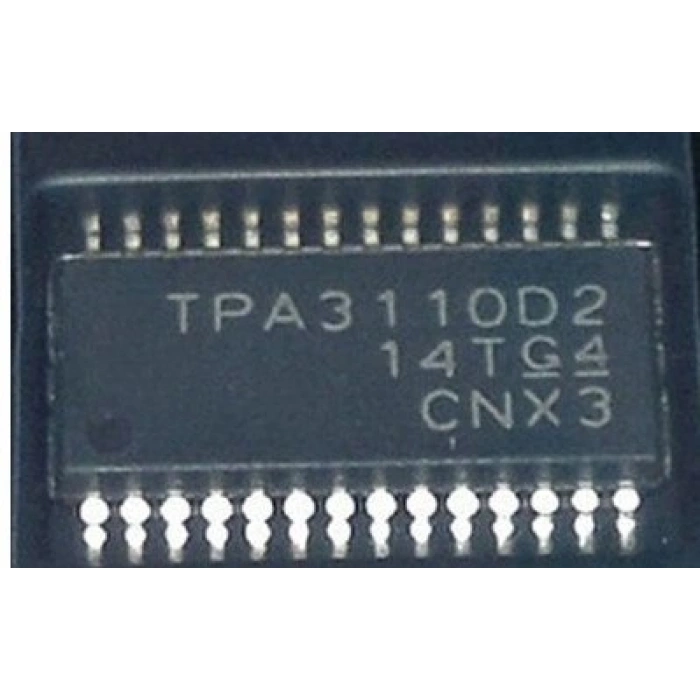 TPA3110D2 AUDIO IC , ENTEGRE , 2X15W STEREO , RDA3118E28 RDA3118 TSSOP-28