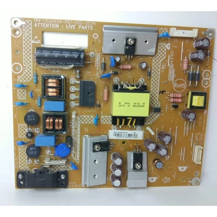 TPV715G6934-P01-000-002H , 715G6934-P01-000-002H , TPT400LA-J6PE1, 40PFK4009/12, PHILIPS POWER BOARD