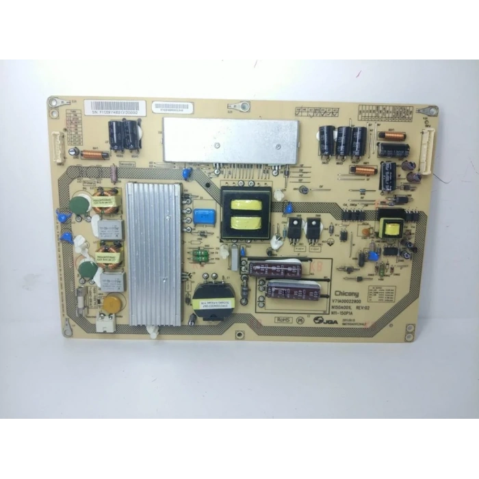 V71A00022900, N11-150P1A, N150A001L, REV:02, TOSHIBA 40TL933, Power Board, Besleme, LTA400HV0 , V71A00022900, N150A001L, POWERBOARD