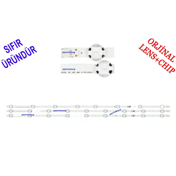 VESTEL 39 DRT VNB A-TYPE_REV0.2 , VESTEL 39 DRT VNB B-TYPE_REV0.2 , 39FD7100 LED BAR, 30094576 , 30094577 , VES390UNDA-2D-N11, VES390UNDA-2D-N12, LED BAR , 23372909