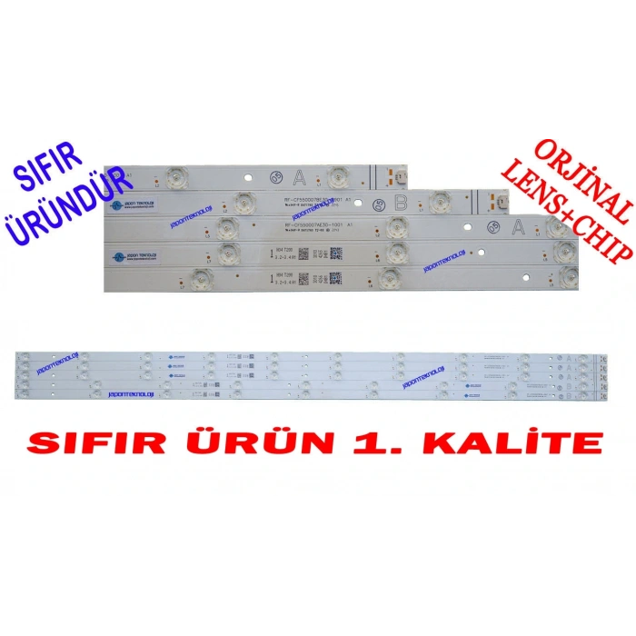 VESTEL, 55UA9600, 55U9700, LED, HITACHI 55HAL7250, TOSHIBA 55QA4163DG, TELEFUNKEN D55V900M4CWH, LED BAR BACKLIGHT, PANEL LEDLERİ , RF-CF550007AE30-1001, RF-CF550007BE30-0901, 30104265, 30104266, VES550QNZB-N2-Z01