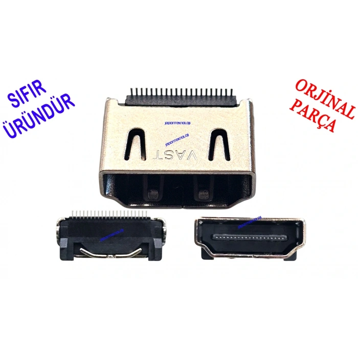 VESTEL, TİPİ, HDMI, SOKET, TELEVİZYON, DİK, ORJİNAL, DİK, HDMİ SOKET, 19PIN