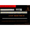 LG, Innotek 23.6INCH 7020PKG 36EA Rev0.2, 130128, NFT-ME9, VES236WNEC-01, 24PH5030, SEG 24 , 242226B, TV LED BAR