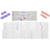 PHLIPS 65PUS6412/12 LED BACKLIGHT , 65PUS6523, 65PUS6162/12, 65PUS6262, 65PUS6703, 65PUS6753, LED BAR, LB65047 V1_03, LB65047 V1_03, TPT650UA-QVN06 ORJİNAL LED BAR