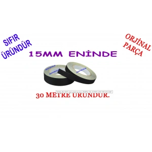 KUMAŞ, BEZ, BANT, Siyah asetatlı bez bant, 30METRE, 1.5CM, ACETATE CLOTH TAPE 15 3OMT